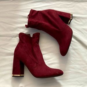 Beloved Burgundy Boots: the best statement shoe.